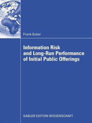 cover image of Information Risk and Long-Run Performance of Initial Public Offerings